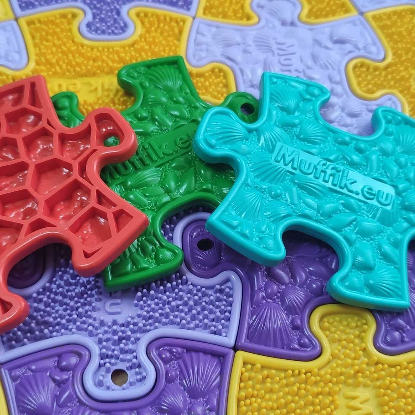 Micro Sensory Mat / Keychain - Colourful / Lumi