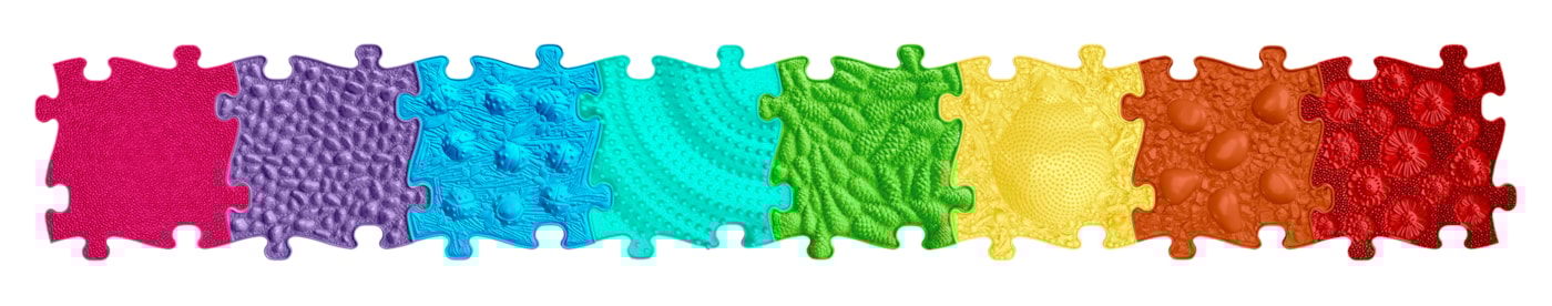 Set of Orthopedic Mats - Rainbow