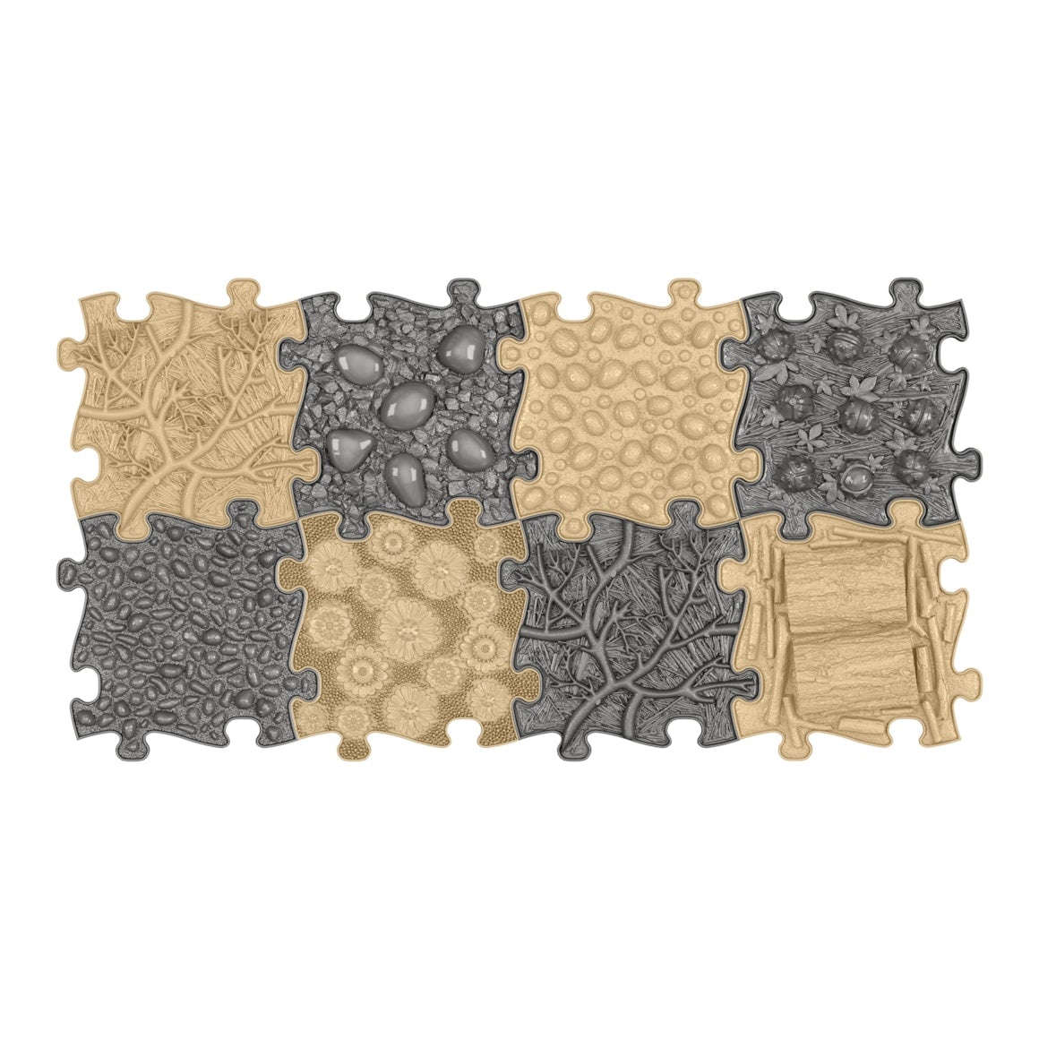 Set of Orthopedic Mats - Natural