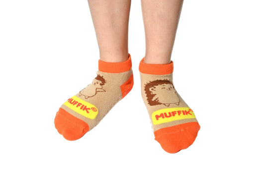MUFFIK Cotton Socks Non-Slip - Beige