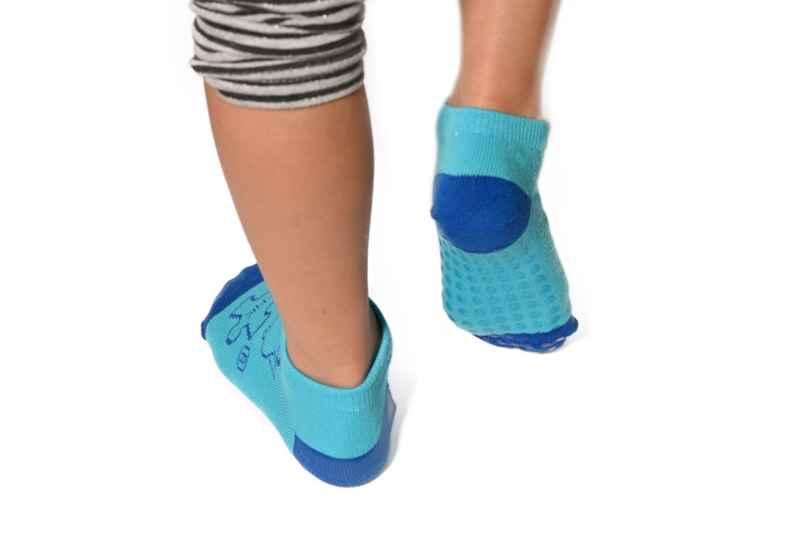 MUFFIK Cotton Socks Non-Slip - Blue